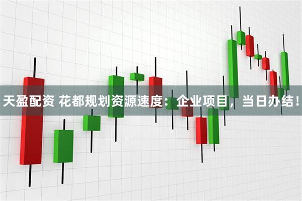 天盈配资 花都规划资源速度：企业项目，当日办结！