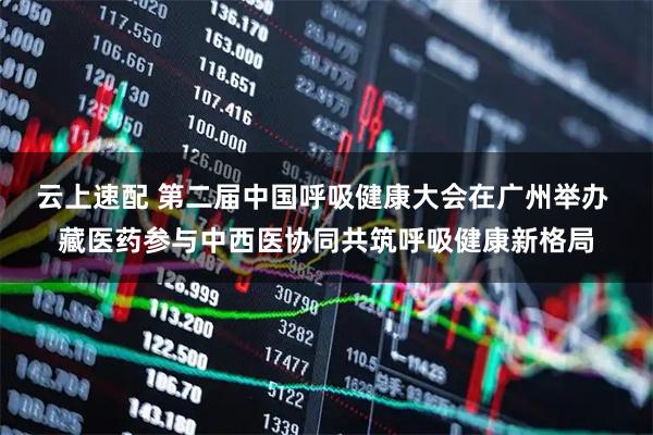 云上速配 第二届中国呼吸健康大会在广州举办 藏医药参与中西医协同共筑呼吸健康新格局